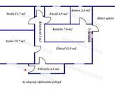 Eladó Kétpón egy 4 szobás 116m2-es tetőteres családi ház + csarnok