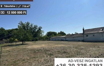 Eladó telek/földterület