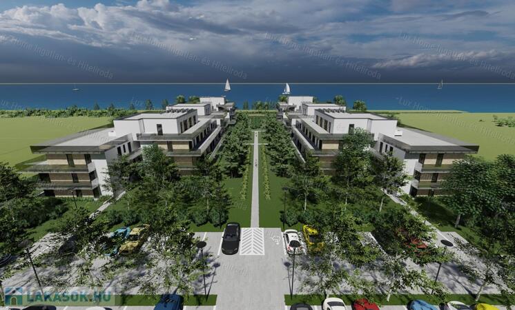 Siófokon KÖZVETLEN VÍZPARTI, LUXUS LAKÁSOK ELADÓK                                 