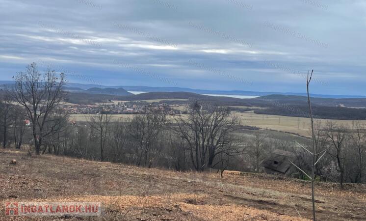 Balatonszőlősön panorámás telek eladó