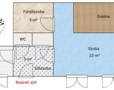 Kiadó lakás Budapest V. ker 230 000 Ft