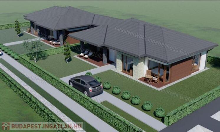 Csendes kertvárosi új otthon tavaszra                                 