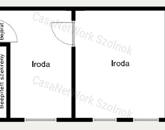 Szolnokon a József A. úton 36 m2-es, 2. emeleti irodahelyiség kiadó