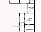 Tiszasülyön eladó egy 75 nm-es 2 szobás családi ház!