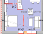 Szolnoki Tallinn városrészi 23 lakásos társasházi lakás eladó!