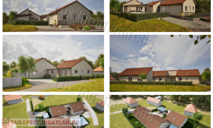 Eladó 81m2-es új épitésü, kulcsrakész családi házak Ácson!                                 