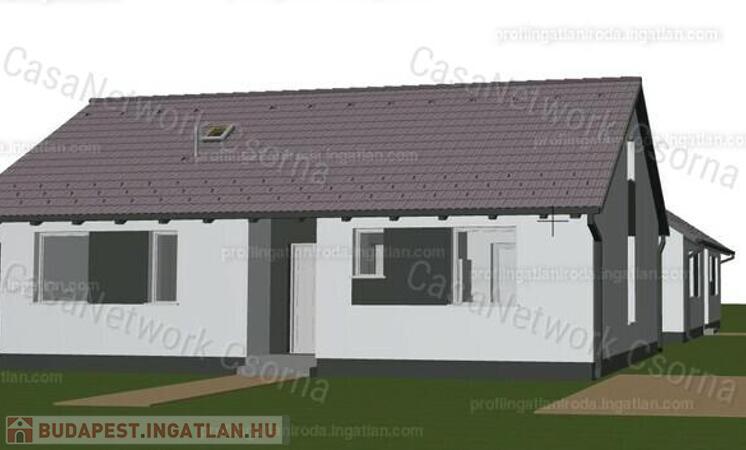 Eladó új építésű nappali+3 szobás családi ház Nyúlon                                 
