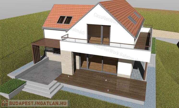 Balatonkenesén a Soós hegyen 720 m2-es panorámás telek eladó.                                 