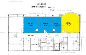 Kiadó iroda/üzlethelyiség