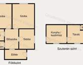 Eladó 100 m2-es családi ház Nagyesztergáron, 1571 m2-es telekkel