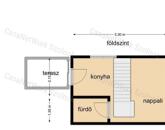 Cibakházán eladó tégla építésű nyaraló!