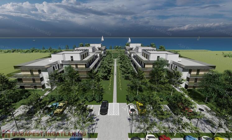 Siófokon KÖZVETLEN VÍZPARTI, LUXUS LAKÁSOK ELADÓK                                 