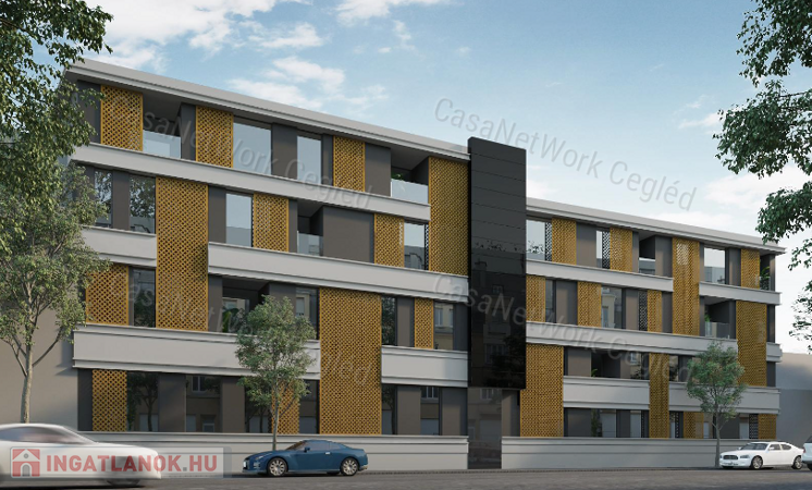 Szolnok belvárosában exkluzív lakások 34-108 nm-ig eladók!