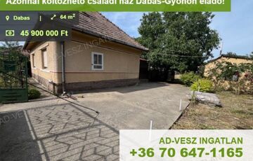 Eladó családi ház