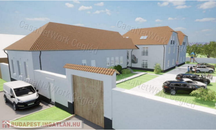 Eladó Cegléden új építésű 6 lakásos társasházi lakás 112 m2.  4. lakás                                 