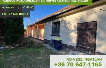 Eladó családi ház