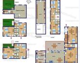 Ősfás birtok saját patakkal az erdő, a Nemzeti Park közepén