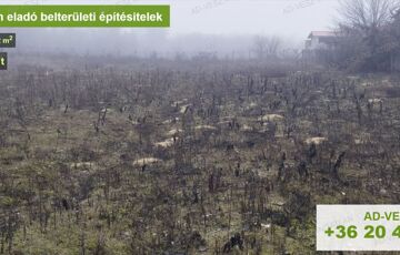 Eladó telek/földterület