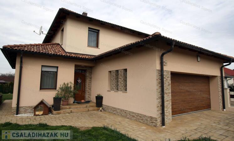 Sopron agglomerációjában csendes helyen mediterrán stílusú ház eladó                                 