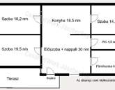 Erken 3 szobás, 119 nm-es, felújítás alatt lévő családi ház eladó