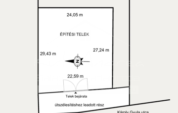 Eladó telek/földterület