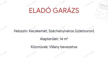Eladó garázs