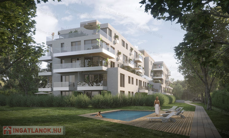 Balaton parti Penthouse lakás Siófok-Ezüstpart