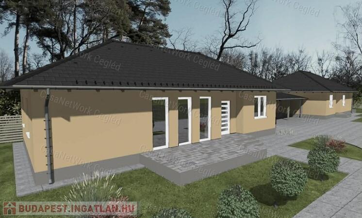 Tápiószelén épülő családi házak                                 