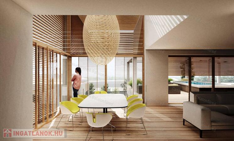 Balatonfüred Fürdőváros részén vízparthoz közel.