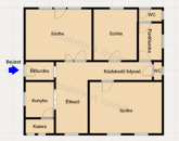 Szandaszőlősi felújított 90 m2-es családi ház eladó!