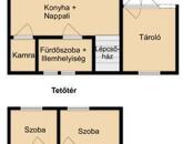 Nagyfoki-holtágon jó állapotban lévő, kedvező elosztású nyaraló eladó