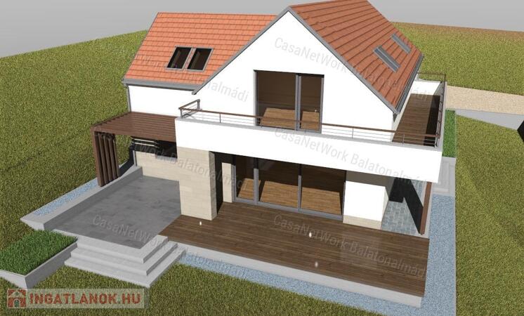 Balatonkenesén a Soós hegyen 720 m2-es panorámás telek eladó.