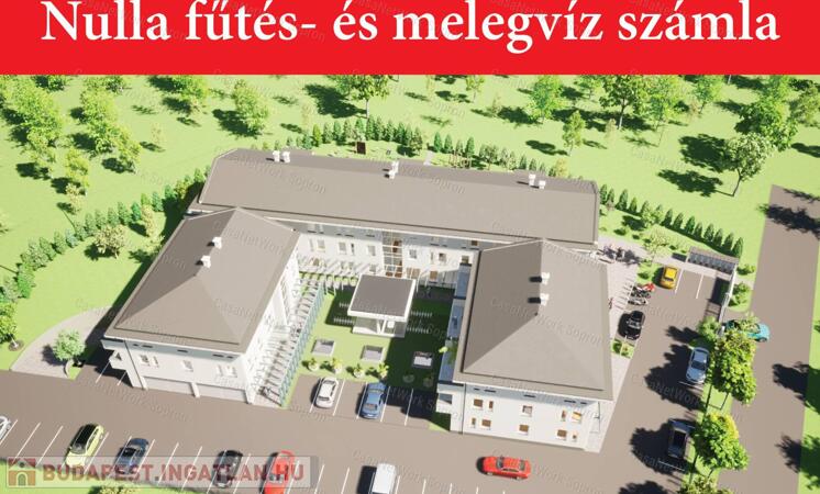 Panoráma lakópark-otthon a város felett                                 