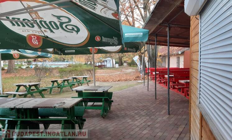 Jászszentandráson, a Termálfürdő területén vendéglátó üzlet eladó                                 