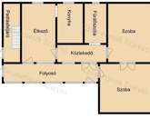 Szarvason, frekventált helyen, 95 nm-es, 2 szobás családi ház eladó