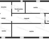 Eladó Tiszaföldvár kedvelt részén egy 3 szobás családi ház
