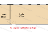 ELADÓ első emeleti irodahelyiség Várpalota központjában!