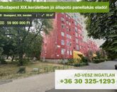 Eladó lakás Budapest XIX. ker 59 900 000 Ft