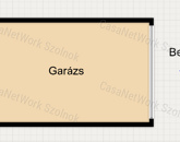 Szolnok belvárosi 17m2-es garázs kiadó!