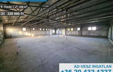 Kiadó ipari ingatlan
