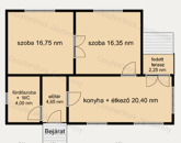 Jásztelken eladó egy 63 nm-es 2 szobás családi ház