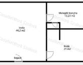 Szolnokon a József A. úton földszinti 80 m2-es iroda kiadó!