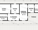 Eladó Tiszaföldváron egy 3 szobás 98 m2-es családiház