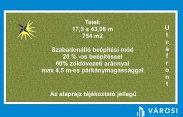 Eladó telek/földterület