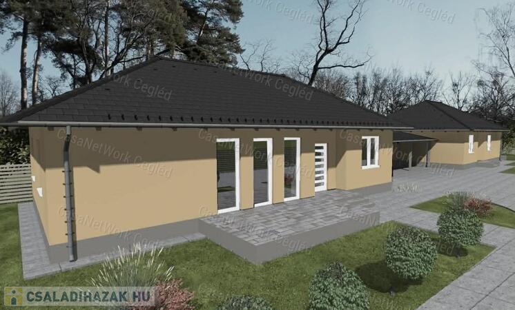 Tápiószelén épülő családi házak                                 