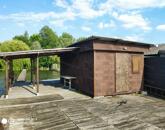 Eladó különálló horgászstég a Bokodi-tó partján, privát partszakasszal