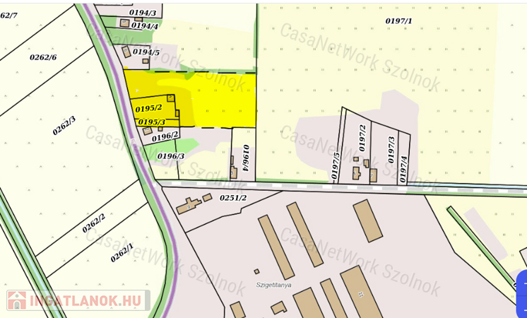 Eladó Tiszaföldváron tanya + 12,5 ha szántó