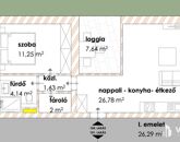 Eladó lakás Makó 55 050 000 Ft