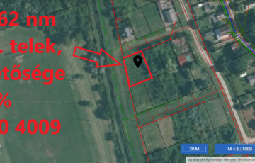 Eladó telek/földterület