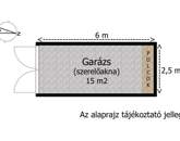 Eladó garázs Győr 11 000 000 Ft